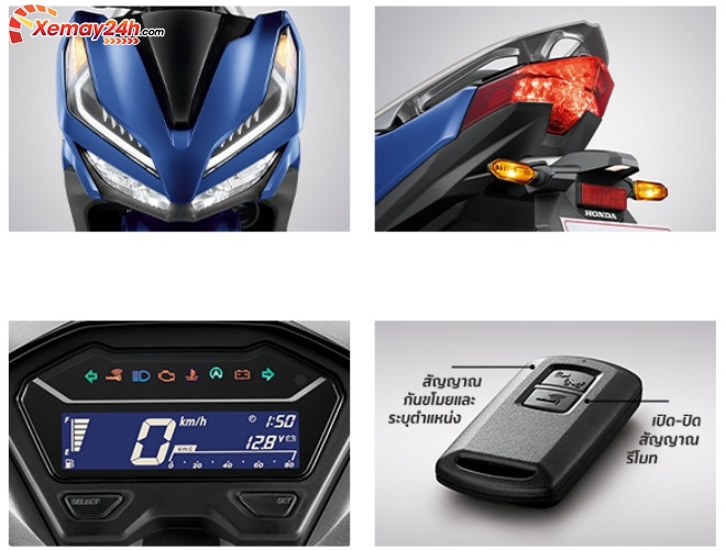 gia xe honda click thai lan 2021