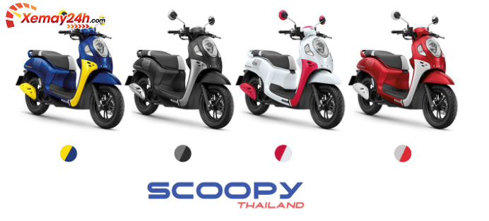 giá xe scoopy 110 thái lan
