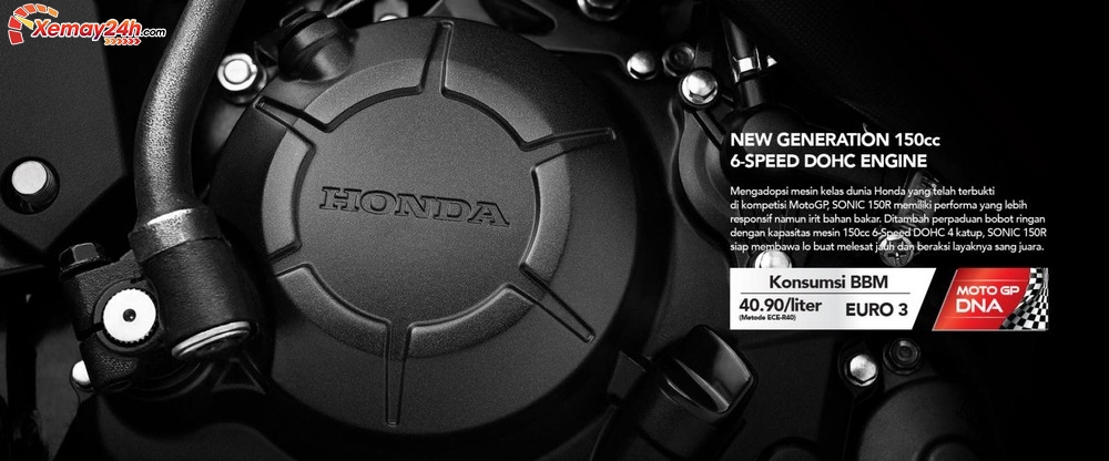 Honda Sonic 150R 2019 sở hữu khối động cơ 149,15cc gia xe honda sonic 150