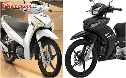 So sánh hai dòng xe cùng phân khúc: Honda Future với Yamaha Jupiter