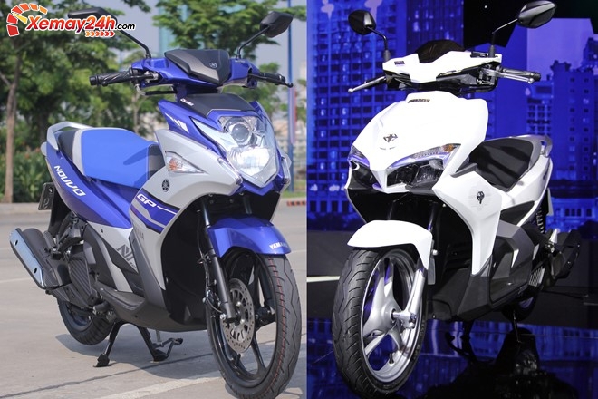 So sánh xe Yamaha Nouvo SX với xe Air Blade