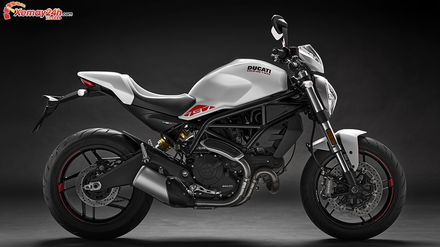 Xe Monster 797 màu bạc