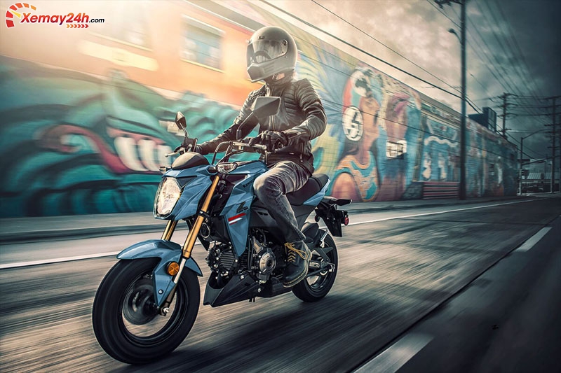 Xe có thiết kế tổng thể nhỏ nhắn và khỏe khoắn