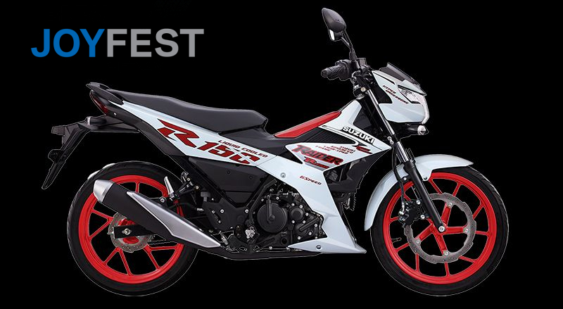 raider150 trắng đỏ