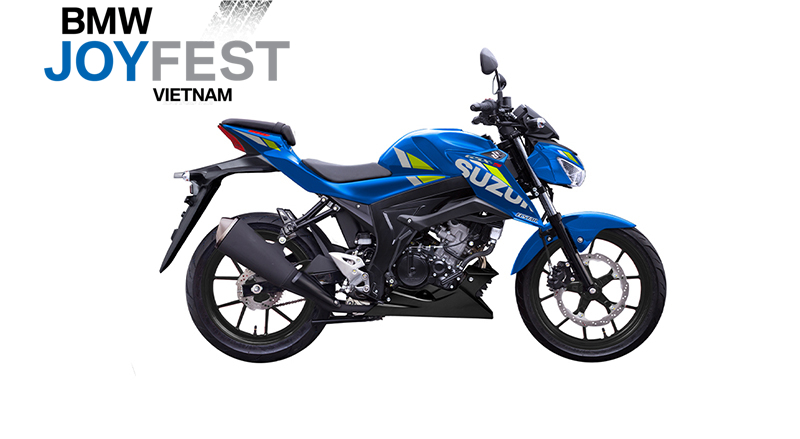GSX-S150 màu xanh đen