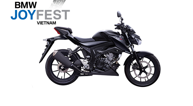 GSX-S150 màu đen bóng