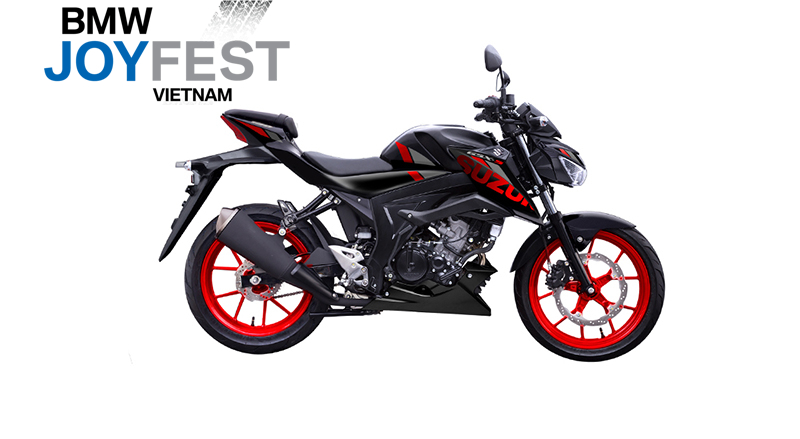 GSX-S150 màu đen đỏ