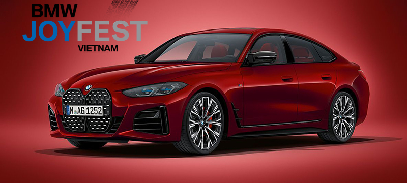 bmw 430i gran coupe màu đỏ
