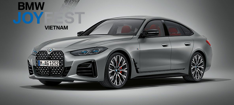 bmw 430i gran coupe màu xám