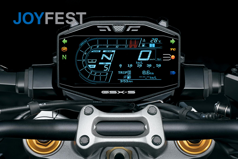 mặt đồng hồ trên gsx-s1000 