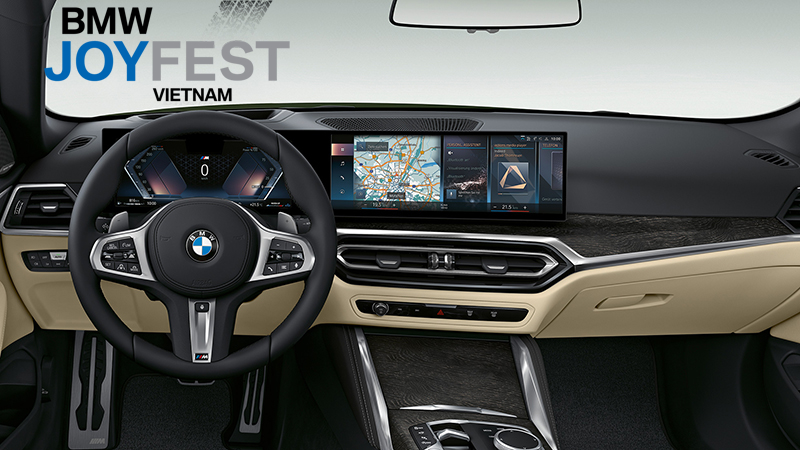 khoang lái xe bmw 430i convertible