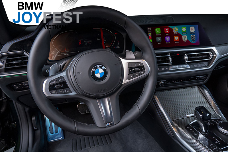 màn hình hiển thị xe bmw 430i convertible