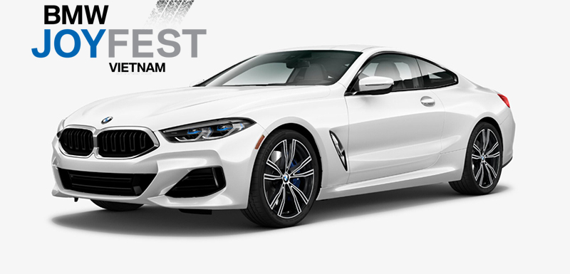 bmw 8 series trắng