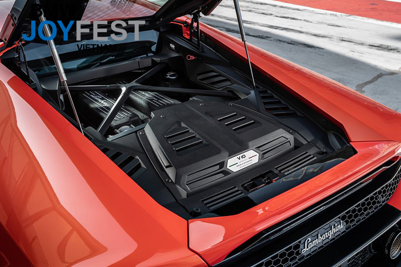 động cơ trên huracan evo