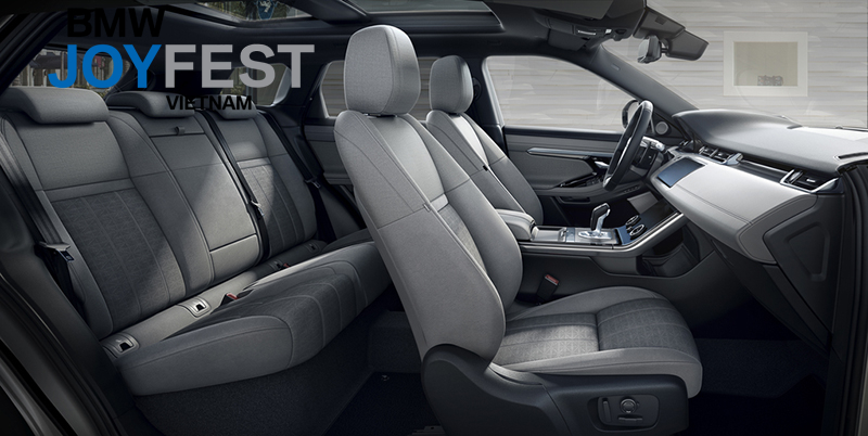 ghế ngồi trên Range Rover Evoque 