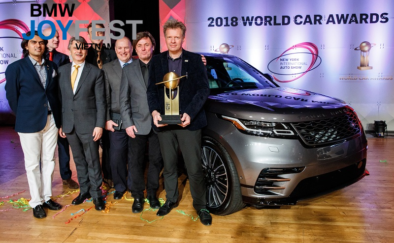 range rover velar nhận giải năm 2018