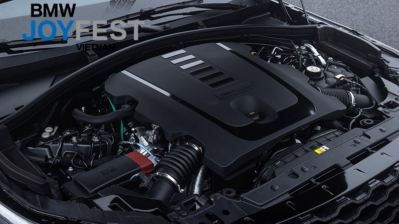 động cơ trên range rover velar