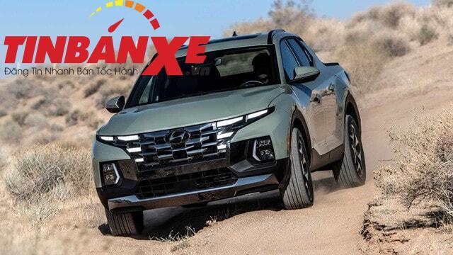 Hyundai Santa Cruz lăn bánh trên đường